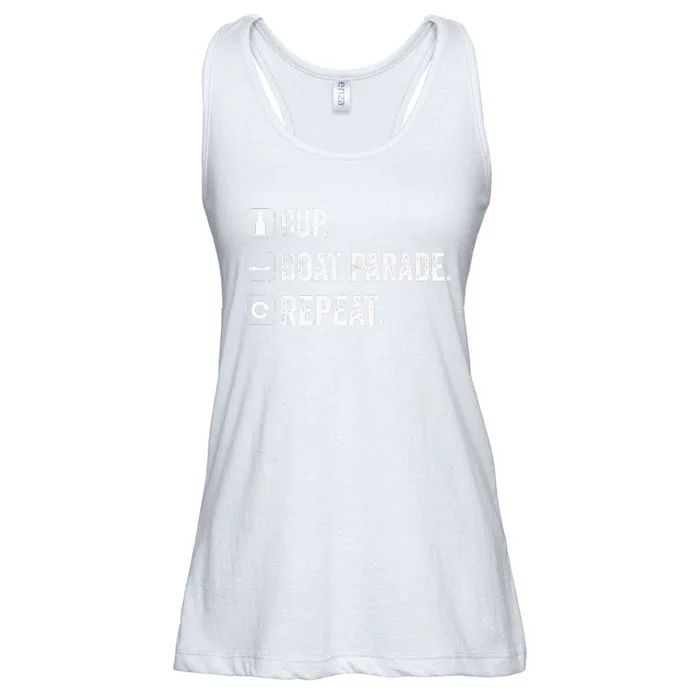 Cup Boat Parade Repeat hockey fans Ladies Essential Flowy Tank