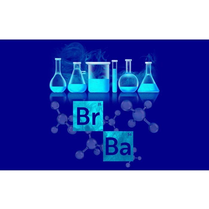 Chemistry Beakers Periodic Table Elements Br Ba Bumper Sticker