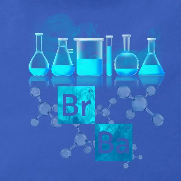 Chemistry Beakers Periodic Table Elements Br Ba Zip Tote Bag