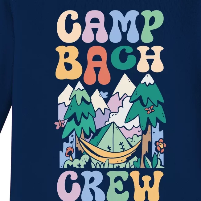 Camping Bridal Party Camp Bachelorette Camp Bach Crew Baby Long Sleeve Bodysuit