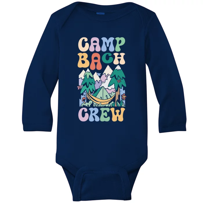 Camping Bridal Party Camp Bachelorette Camp Bach Crew Baby Long Sleeve Bodysuit