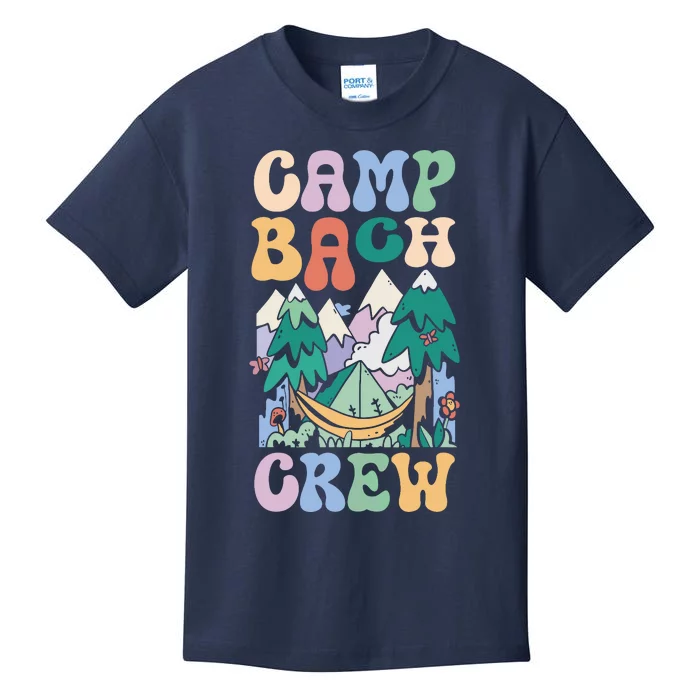 Camping Bridal Party Camp Bachelorette Camp Bach Crew Kids T-Shirt