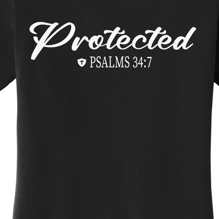 CHRISTIAN BIBLE PSALMS 347 PROTECTED Women's T-Shirt