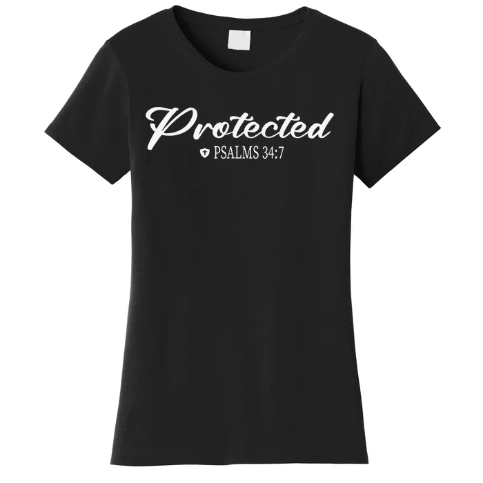 CHRISTIAN BIBLE PSALMS 347 PROTECTED Women's T-Shirt