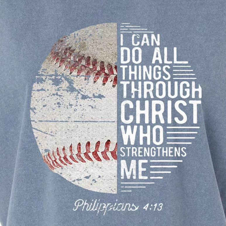 Christian Baseball Philippians Religious Gifts Garment-Dyed Women's Muscle Tee