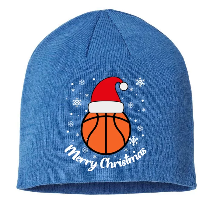 Christmas Basketball Pajamas Basketball Christmas Gift 8 1/2in Sustainable Knit Beanie