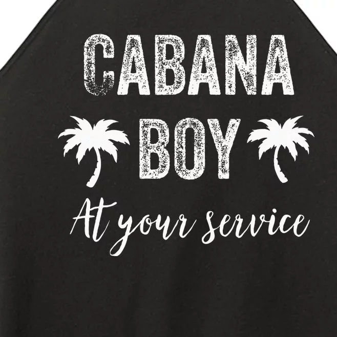 Cabana Boy Pool Party Bartender Women’s Perfect Tri Rocker Tank