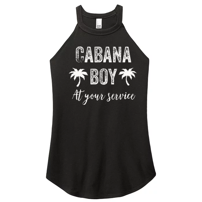 Cabana Boy Pool Party Bartender Women’s Perfect Tri Rocker Tank