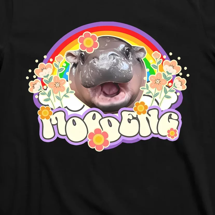 Cute Baby Pygmy Hippo Moo Deng T-Shirt