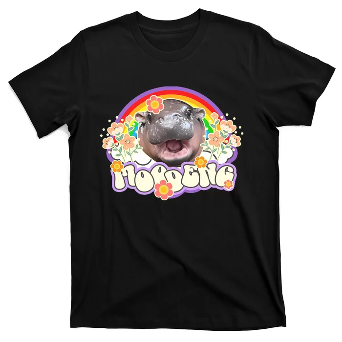 Cute Baby Pygmy Hippo Moo Deng T-Shirt