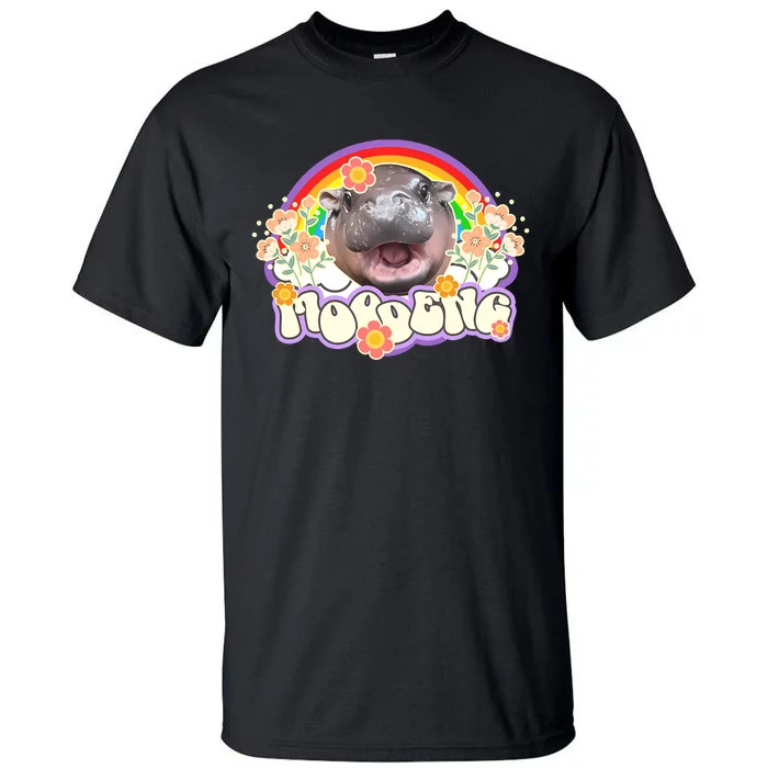 Cute Baby Pygmy Hippo Moo Deng Tall T-Shirt