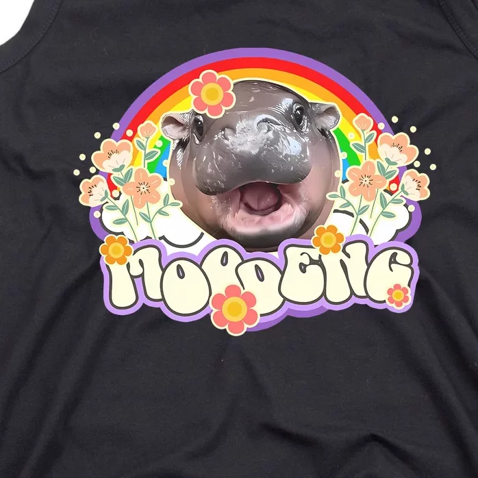 Cute Baby Pygmy Hippo Moo Deng Tank Top