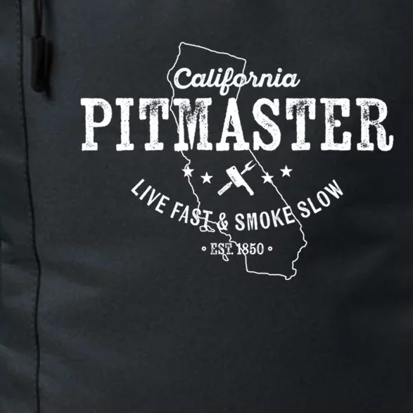 California Bbq Pitmaster For Meat Smoking Grilling Dad Gift Daily Commute Backpack