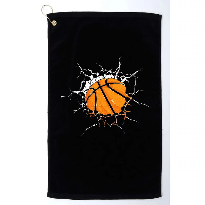 Cool Basketball Player Platinum Collection Golf Towel