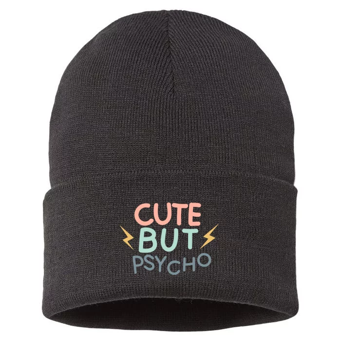 Cute But Psycho Sustainable Knit Beanie