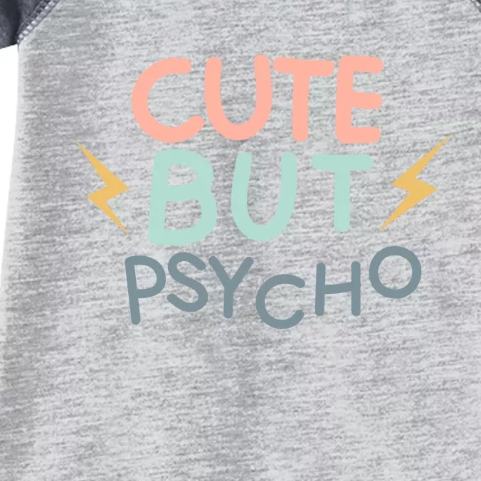 Cute But Psycho Infant Baby Jersey Bodysuit