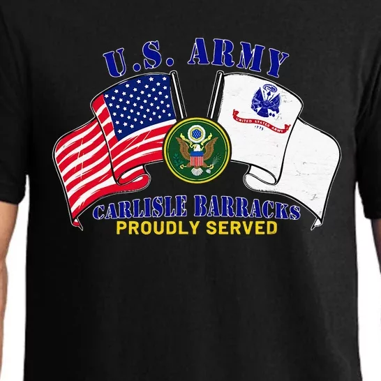 Carlisle Barracks Pennsylvania Pa Army Base American Flag Pajama Set