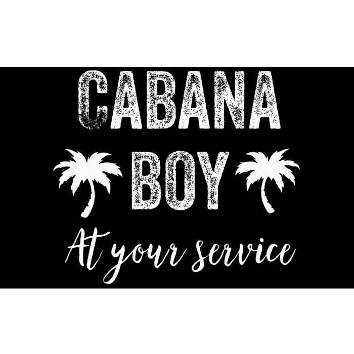 Cabana Boy Pool Party Bartender Bumper Sticker