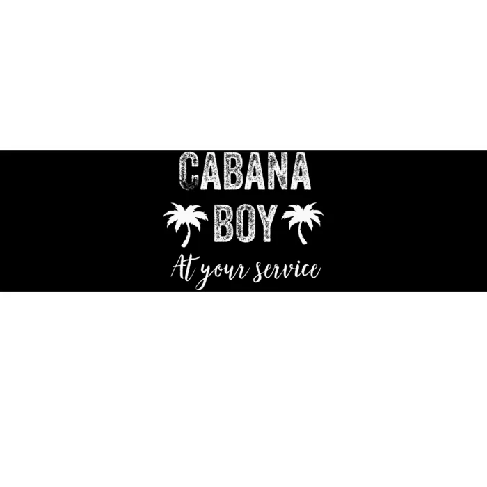 Cabana Boy Pool Party Bartender Bumper Sticker