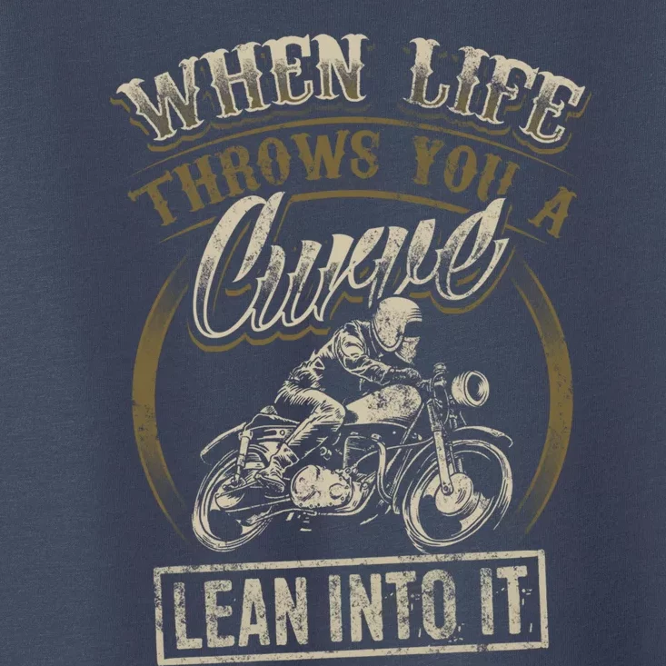 Cool Biker Quote Funny Motorcycle Saying Love Riding Toddler T-Shirt