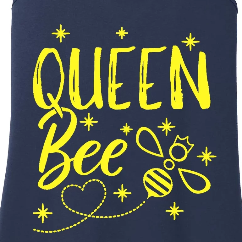 Cute Beekeeper Queen Bee Crown Bee Queen Ladies Essential Tank