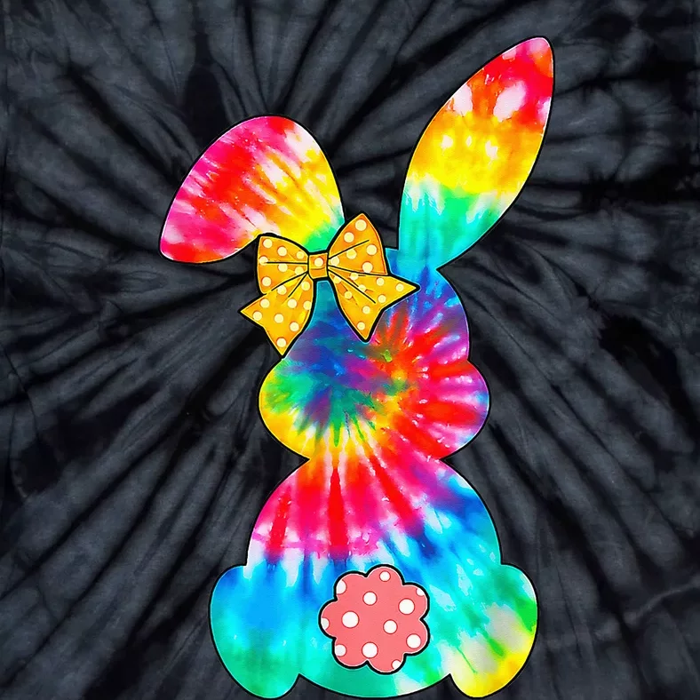 Cute Bunny Rabbit Tie Dye Bow Tie Easter Day Tie-Dye T-Shirt