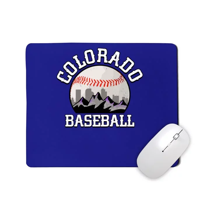 Colorado Baseball Rocky Mountain Team Mousepad