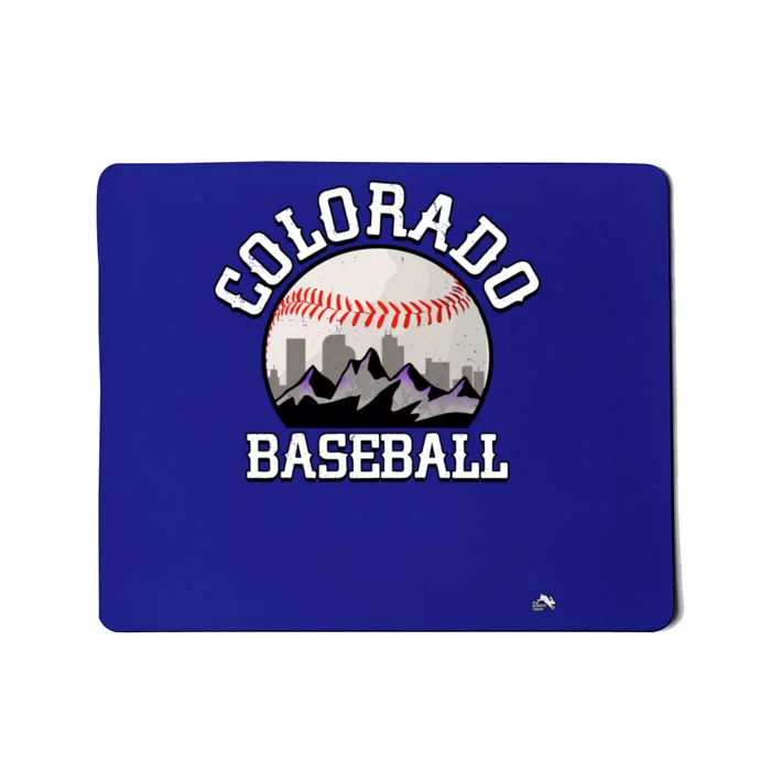 Colorado Baseball Rocky Mountain Team Mousepad