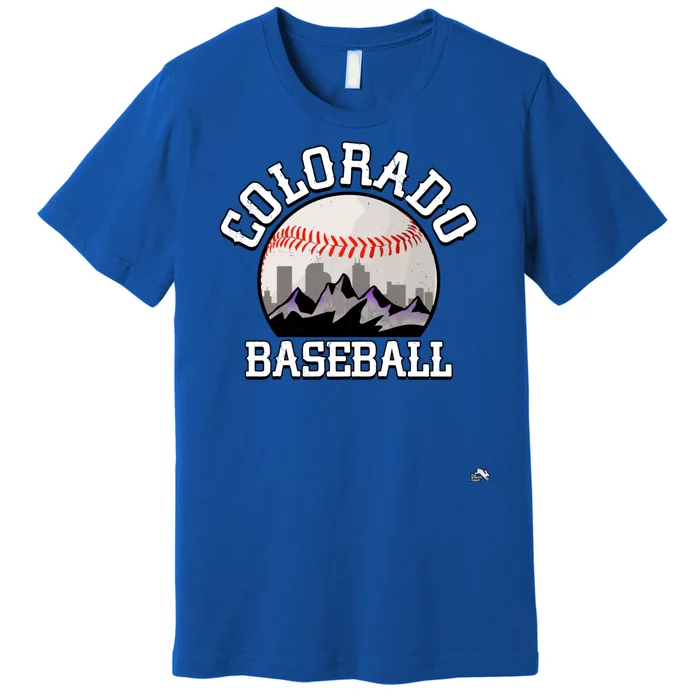 Colorado Baseball Rocky Mountain Team Premium T-Shirt