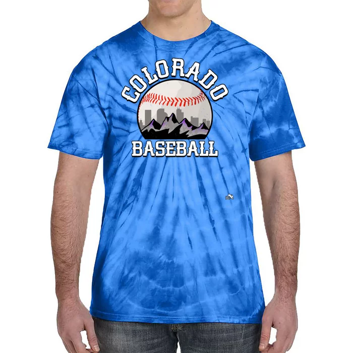 Colorado Baseball Rocky Mountain Team Tie-Dye T-Shirt