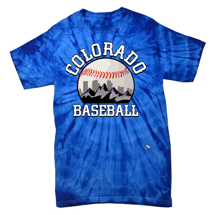 Colorado Baseball Rocky Mountain Team Tie-Dye T-Shirt