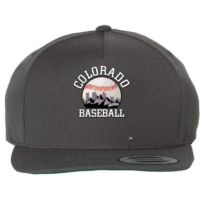 Colorado Baseball Rocky Mountain Team Wool Snapback Cap