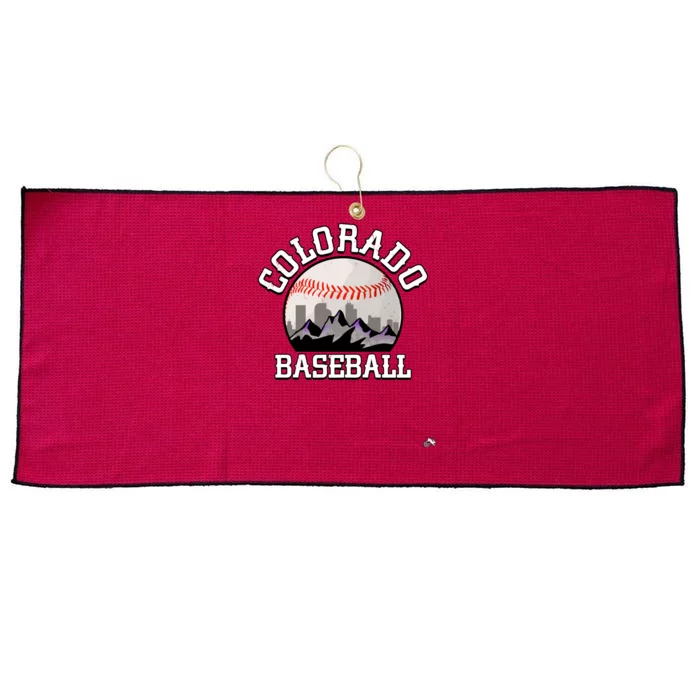 Colorado Baseball Rocky Mountain Team Large Microfiber Waffle Golf Towel