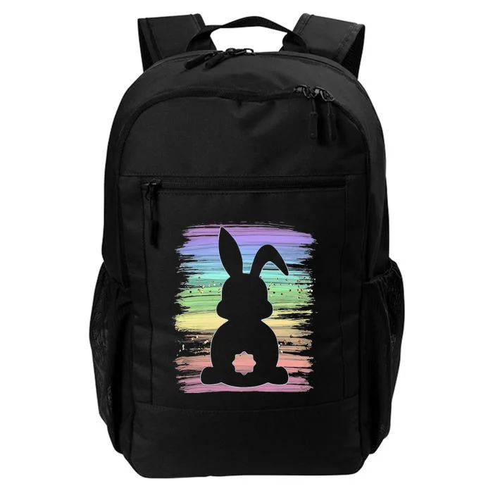 Cute Bunny Rabbit Pastel Happy Easter Day Daily Commute Backpack