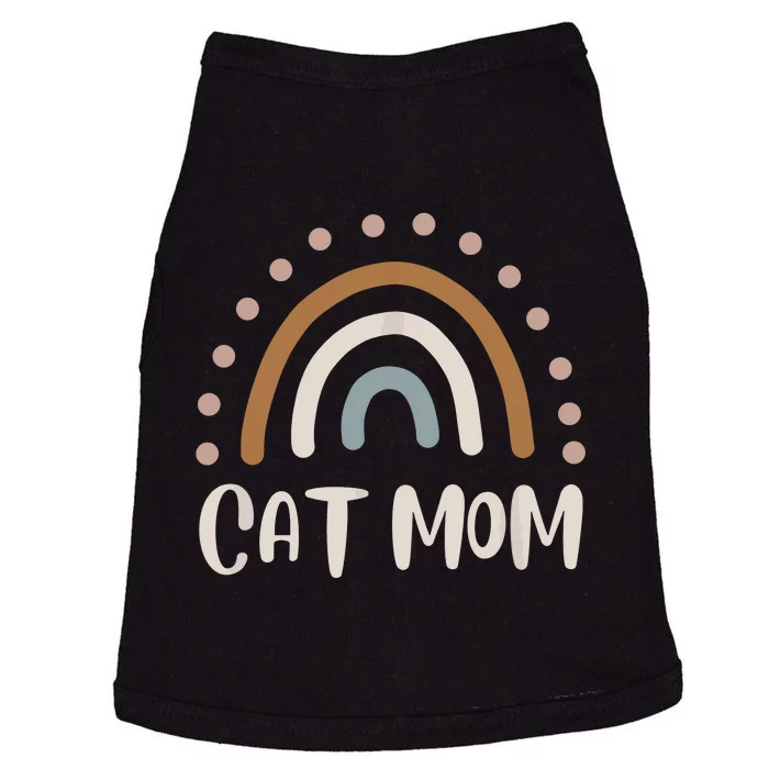 Cute Boho Rainbow Cat Mom Doggie Tank