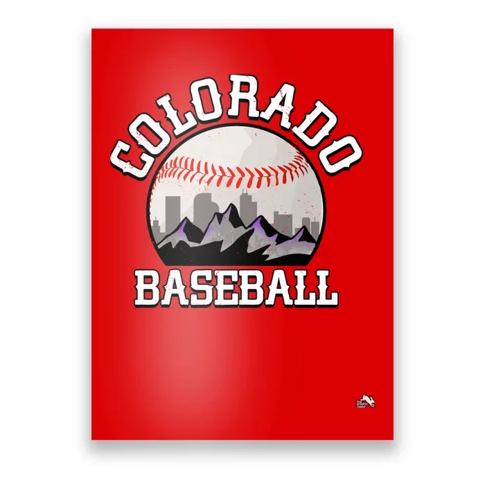 Colorado Baseball Rocky Mountain Team Poster