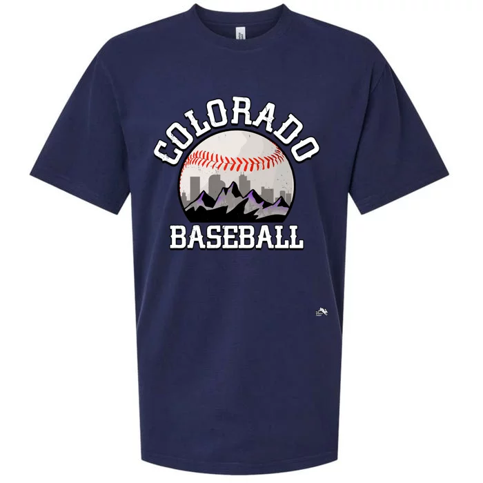 Colorado Baseball Rocky Mountain Team Sueded Cloud Jersey T-Shirt