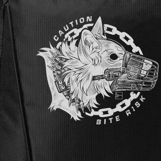 Caution Bite Risk City Backpack