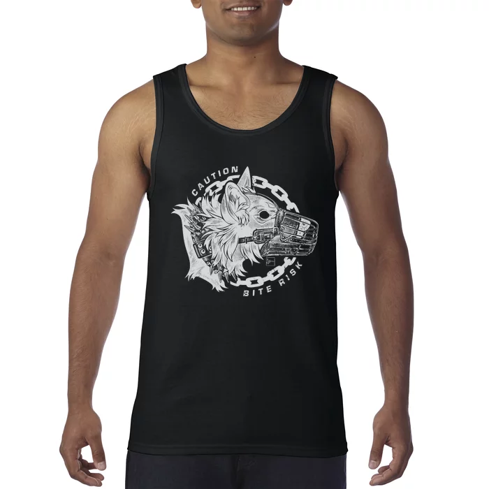 Caution Bite Risk Tank Top