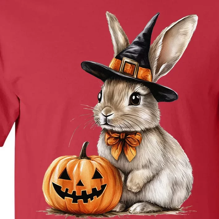 Cute Bunny Rabbit Halloween Pumpkin Costume Spooky Season Tall T-Shirt