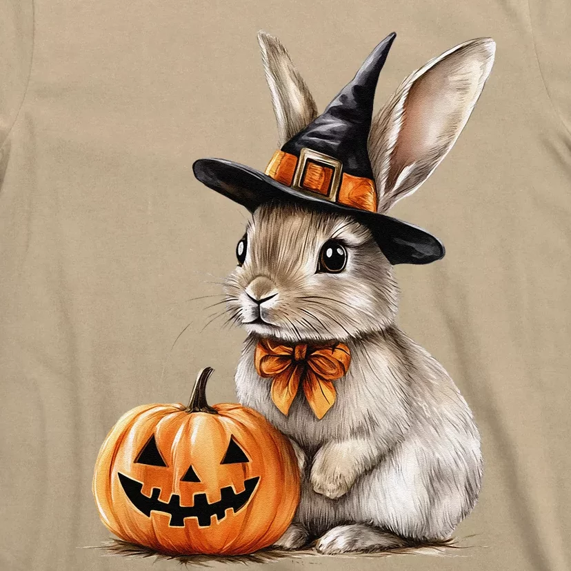 Cute Bunny Rabbit Halloween Pumpkin Costume Spooky Season T-Shirt