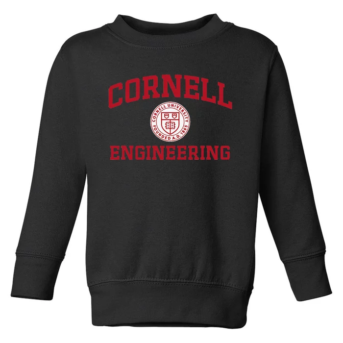 Cornell Big Red Engineering Seal Neutral Toddler Sweatshirt