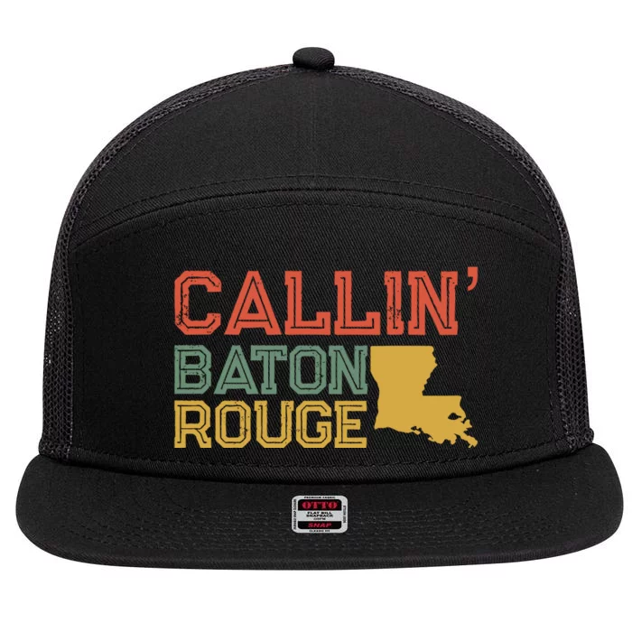 Callin Baton Rouge 7 Panel Mesh Trucker Snapback Hat