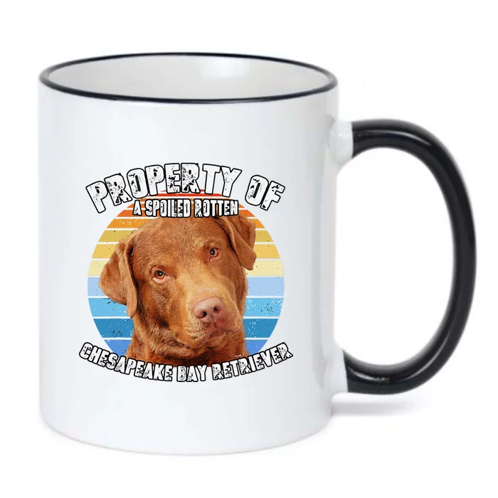 Chesapeake Bay Retriever Property Of Cute Dog Black Color Changing Mug