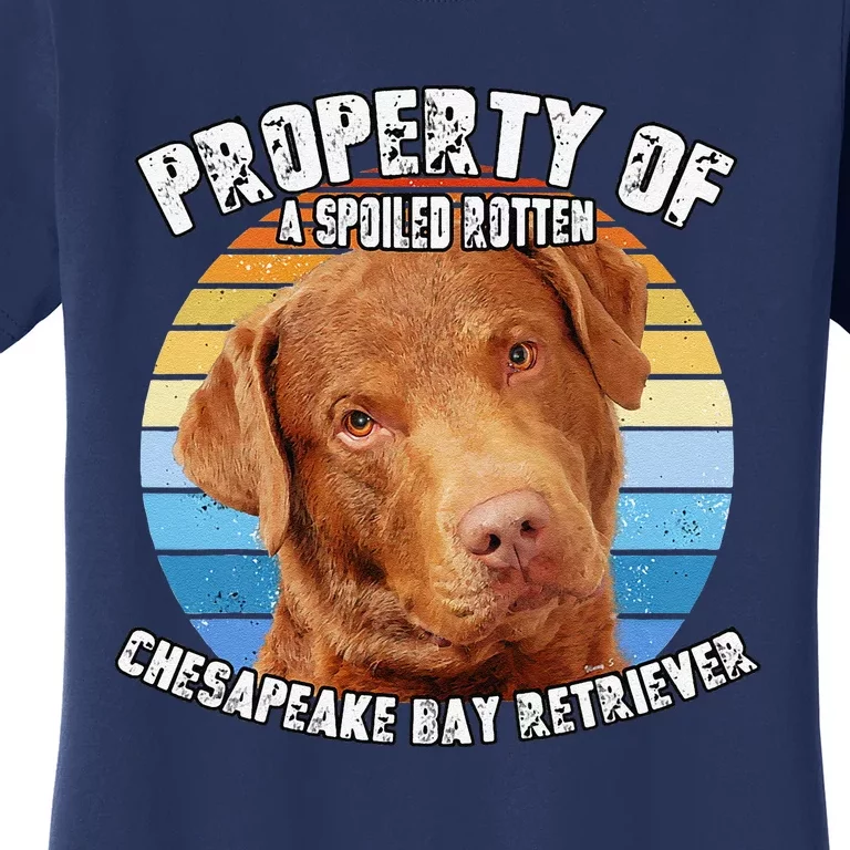 Chesapeake Bay Retriever Property Of Cute Dog Women's T-Shirt