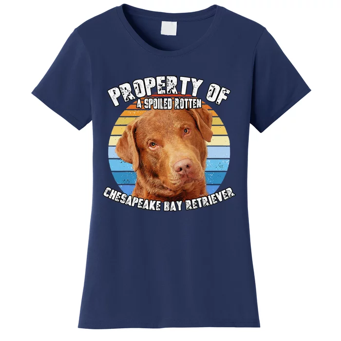 Chesapeake Bay Retriever Property Of Cute Dog Women's T-Shirt