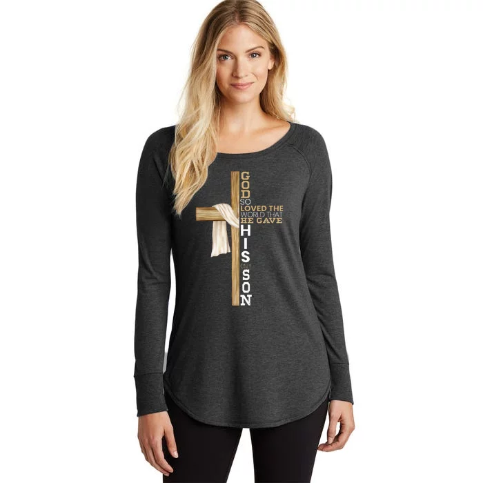 Christian Believer Religious Pastor Bible Scripture Women's Perfect Tri Tunic Long Sleeve Shirt