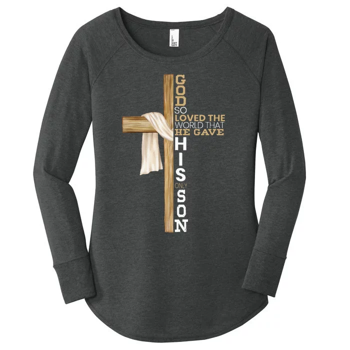 Christian Believer Religious Pastor Bible Scripture Women's Perfect Tri Tunic Long Sleeve Shirt