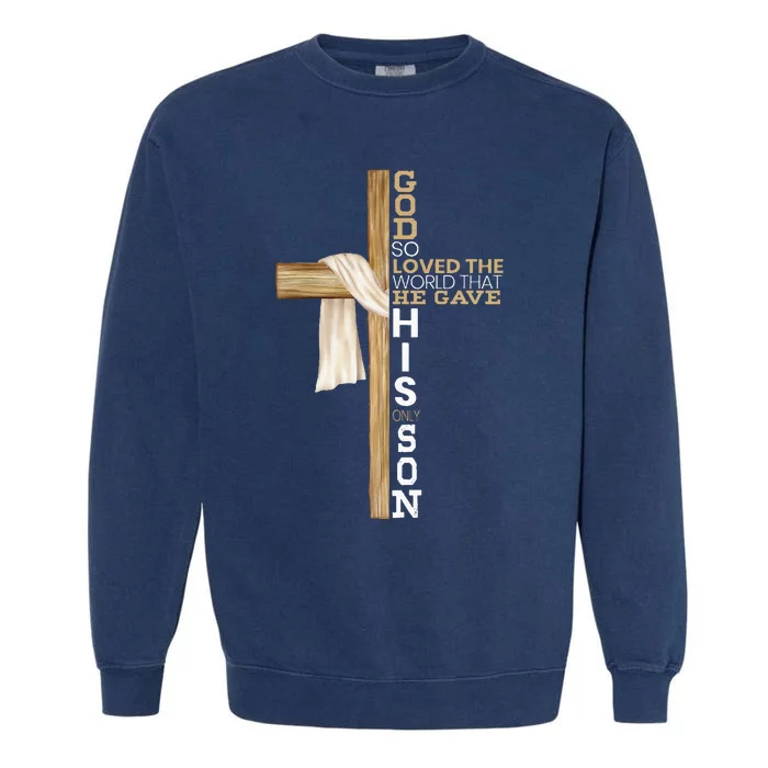 Christian Believer Religious Pastor Bible Scripture Garment-Dyed Sweatshirt