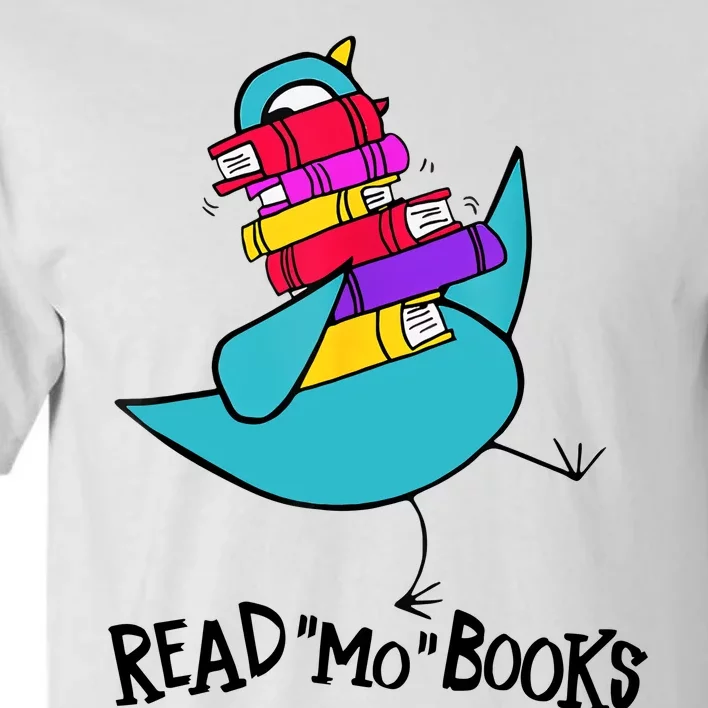 Cute Bird Read More Book Reading Day Reading Lover Book Lover Read Across Americ Tall T-Shirt